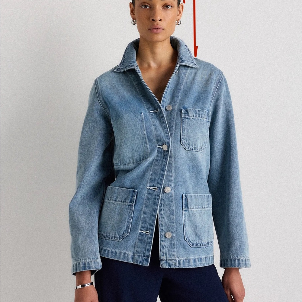 Quince 100% Organic Cotton Denim Chore Jacket